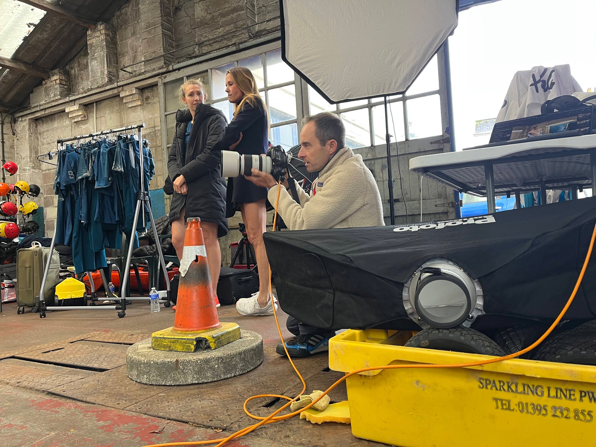 Go behind the scenes of the BornBound launch photoshoot