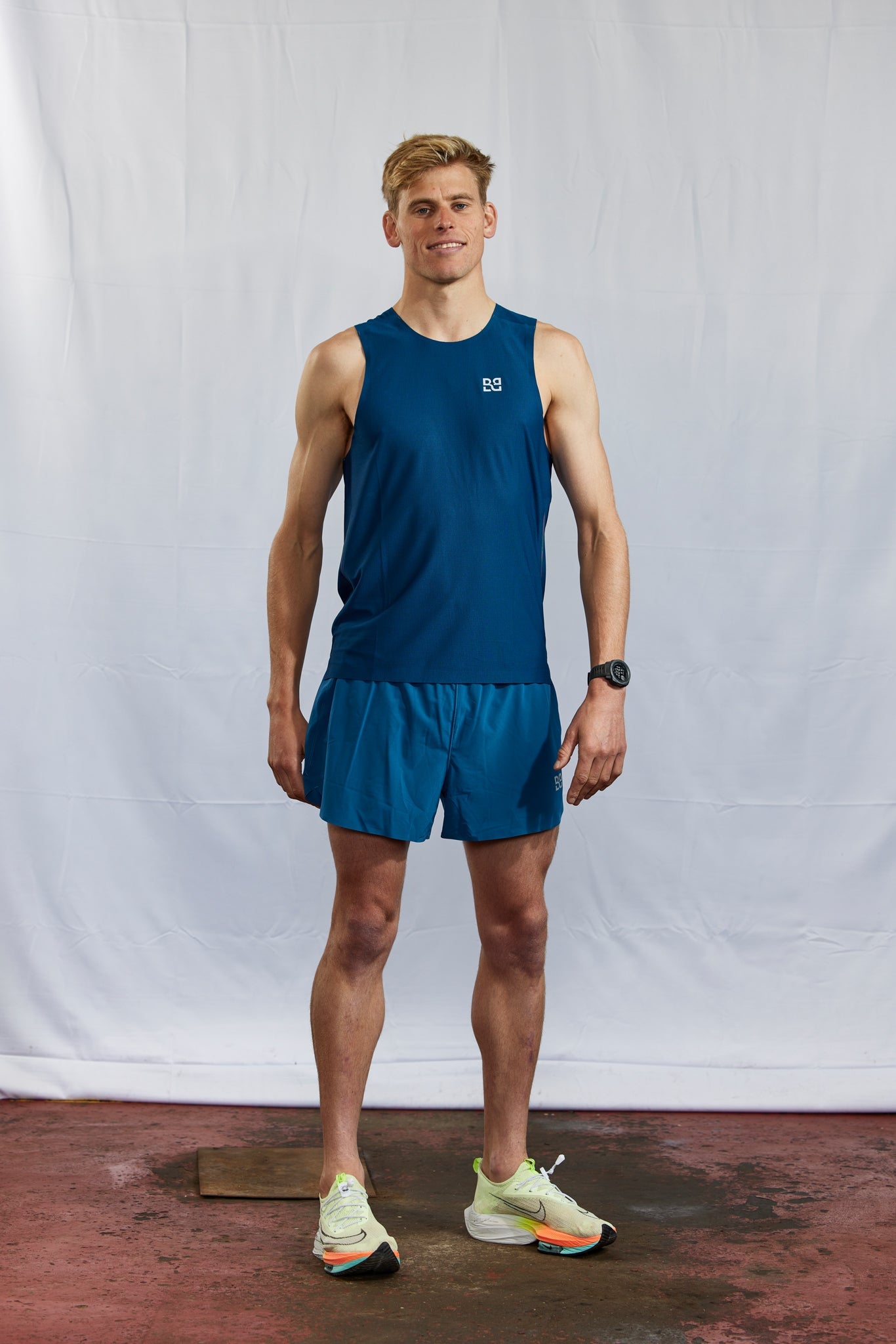 Rekord Run Short Cosmos Blue - Men's