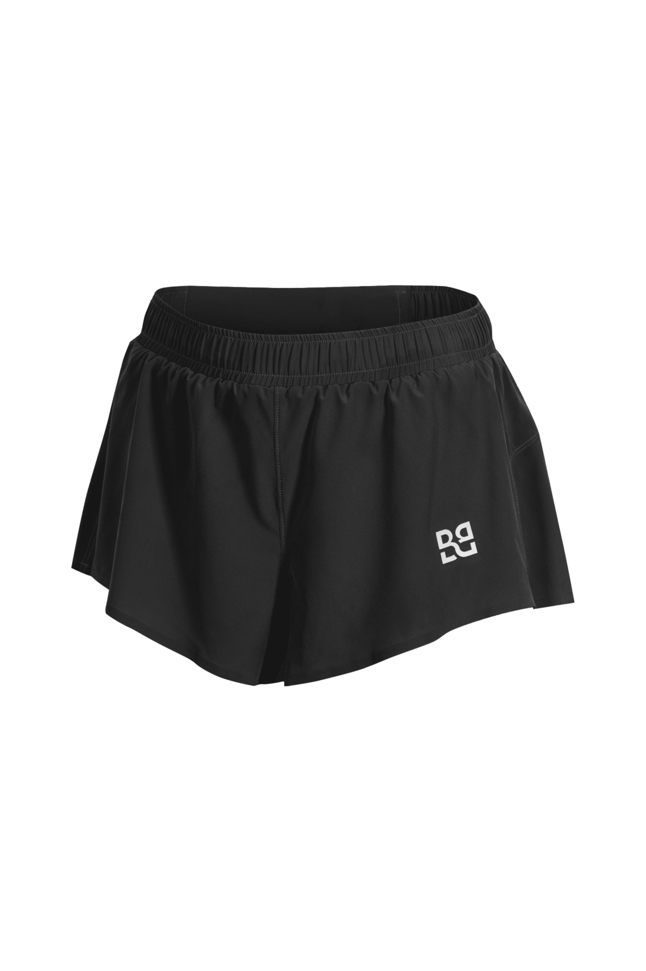Rekord Run Short Black  -  Women's