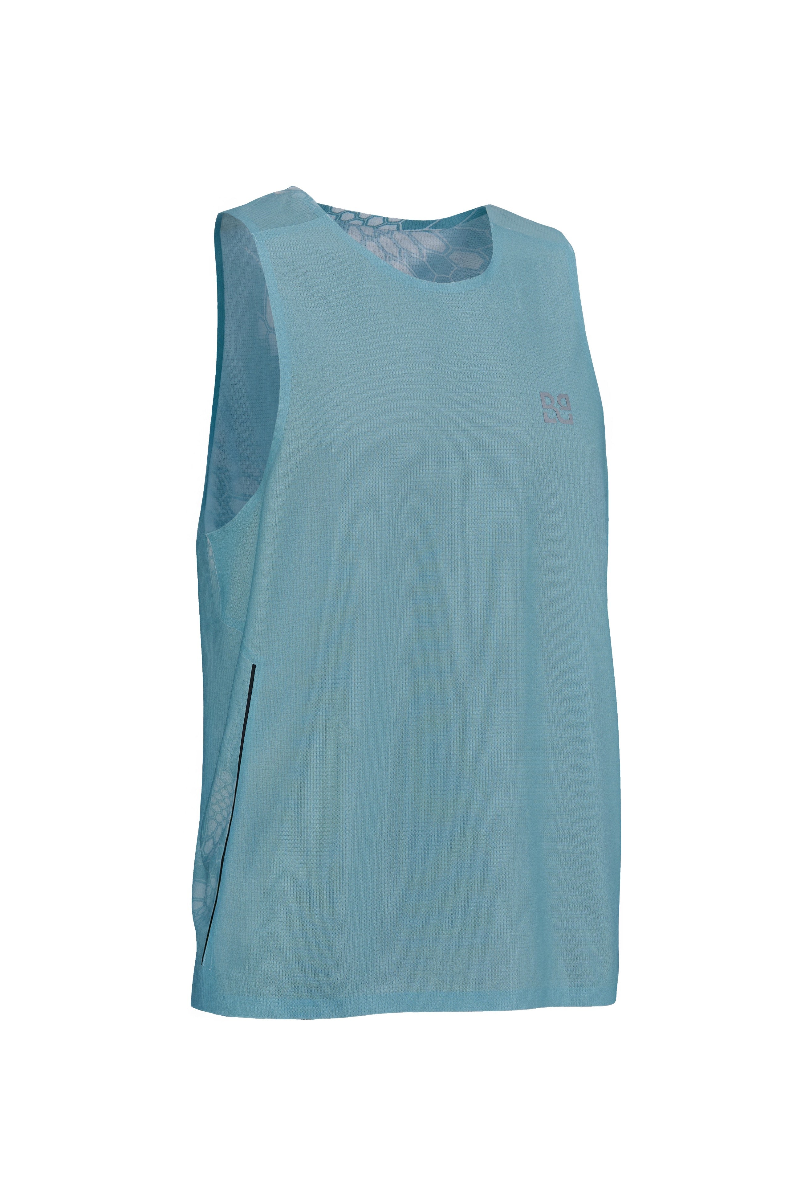 Rekord Run Singlet Modern Blue - Men's