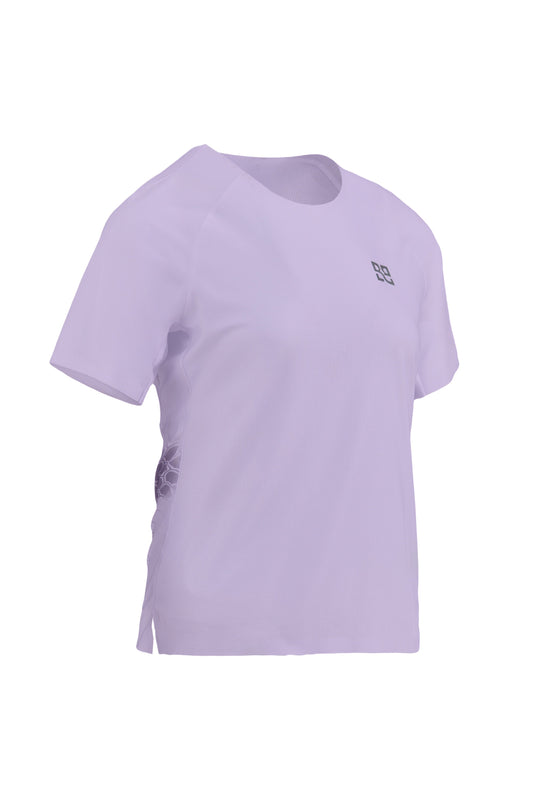 Rekord Short Sleeve Run Tee Lavender - Women's