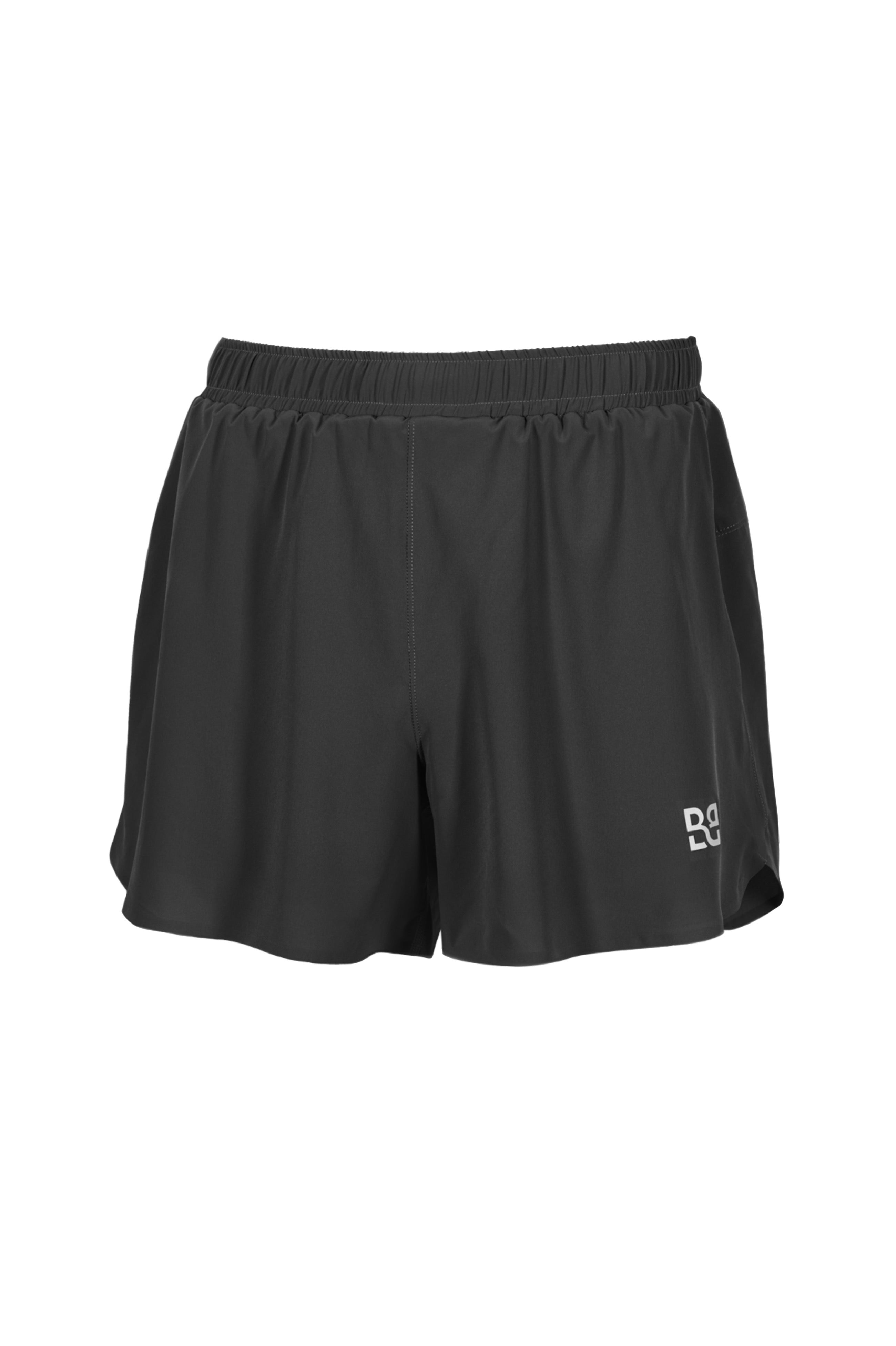 Rekord Run Short Black -  Men's