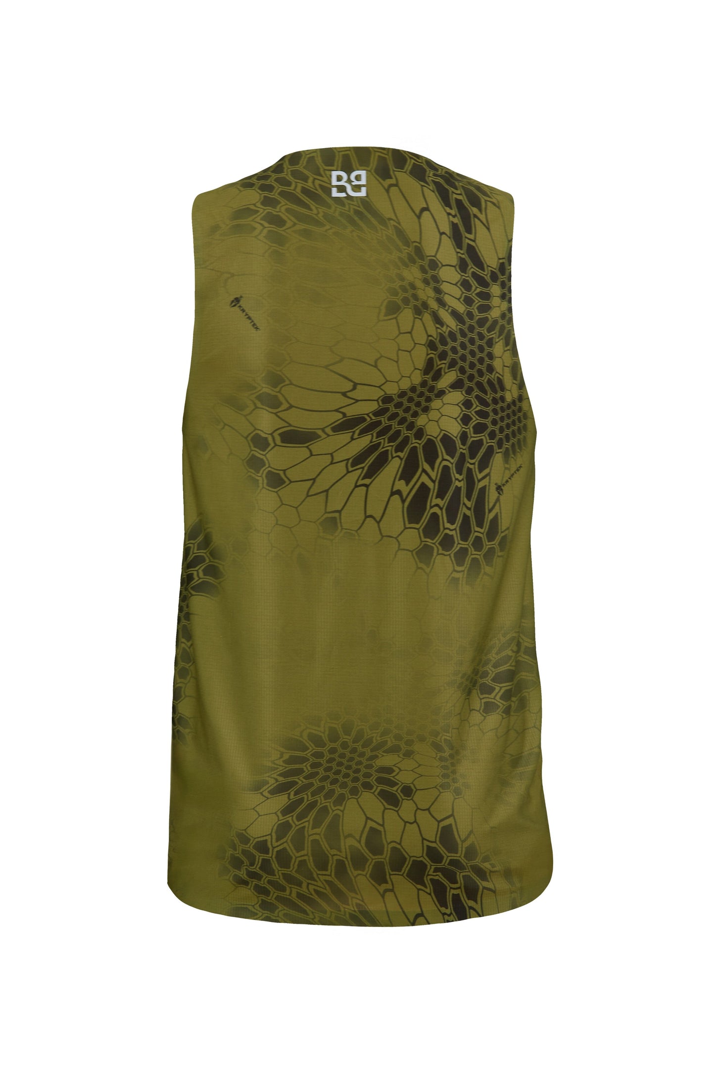 Rekord Run Singlet Army Green - Men's