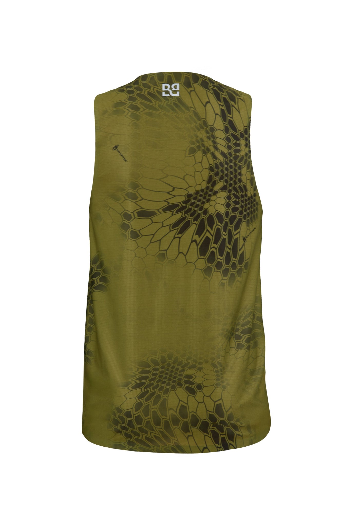 Rekord Run Singlet Army Green - Men's