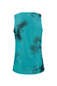 Rekord Run Singlet Turquoise -  Women's