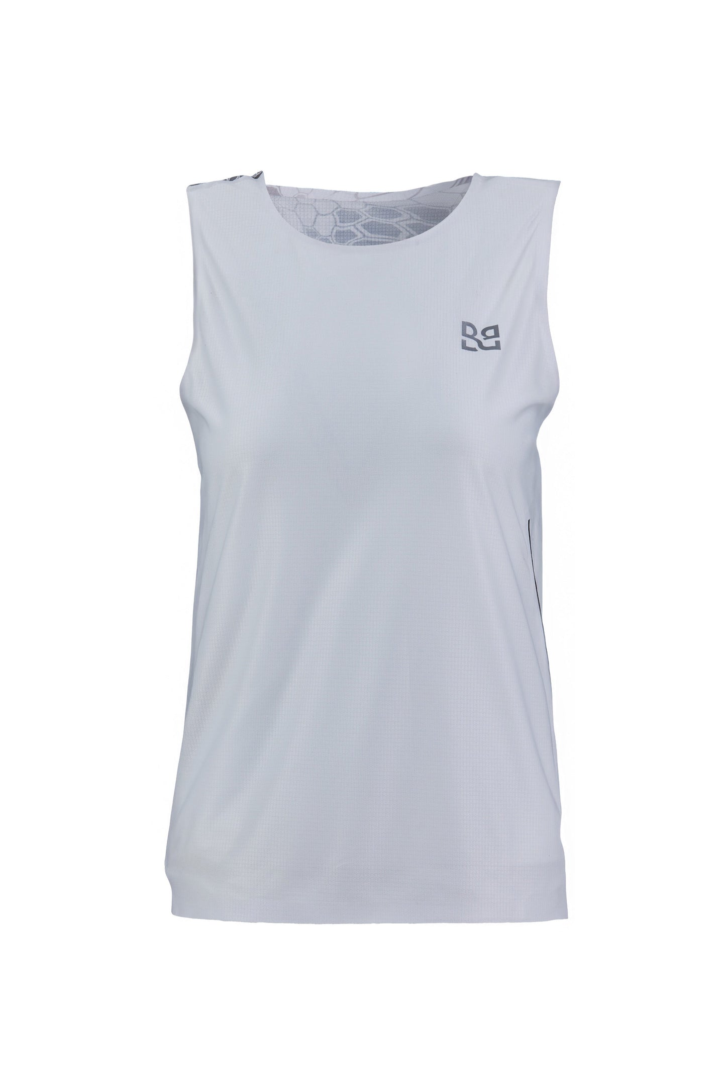 Rekord Run Singlet White -  Women's