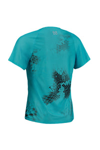 Rekord Short Sleeve Run Tee Turquoise - Women's